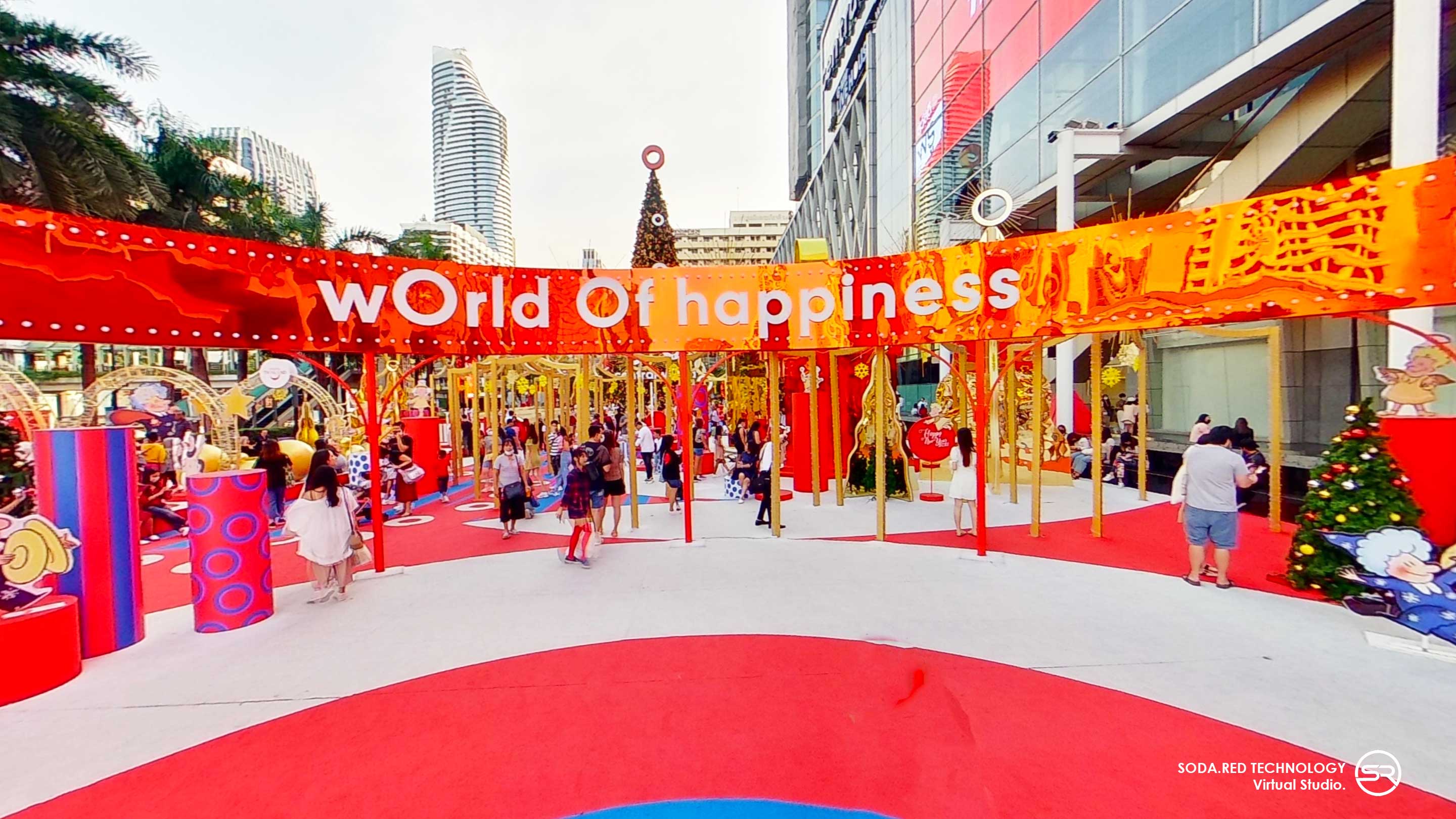 Christmas at Central World Bangkok Thailand